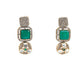 Rajwada White And Green Alloy Jewellery Set For Women