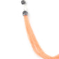 Rajwada Peach And White Alloy Jewellery Set For Women