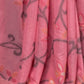Rajwada Pink Silk Blend Woven Saree With Unstitched Blouse For Women