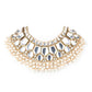 Rajwada White Beads And Kundan Embellished Choker Set For Women