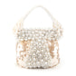 Rajwada White Embroidered Bridal Potli Bag For Women