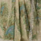 Rajwada Green Printed Georgette Saree with Unstitched Blouse for Women