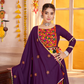 Rajwada Multicolor Viscose Cotton Embroidered Semi-Stitched Lehenga Choli For Women