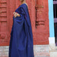 Rajwada Royal Blue Cotton  Saree  With Unstitched Blouse for Women