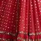 Rajwada Pink Georgette Embellished Semi-Stitched lehenga For Women