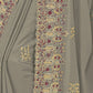 Rajwada Grey Georgette Embroidered Elegant Saree For Women