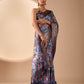 Rajwada Multicolor Silk Blend Printed Saree For Women