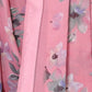 Rajwada Pink Satin Printed Saree With Unstitched Blouse For Women