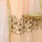 Peach Net Embroidered Lehenga