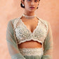 Rajwada Grey Georgette Embroidered Semi-Stitched lehenga For Women