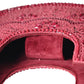 Rajwada Red Suede Embellished Clutch For Women