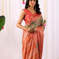 Rajwada Magenta Silk Blend Printed Saree For Women