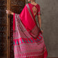 Rajwada Pink Silk Blend Printed Elegant Saree For Women