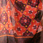 Rajwada Red Linen Cotton Printed Saree For Women