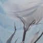 Rajwada Sky Blue Chinon Printed Saree With Unstitched Blouse For Women