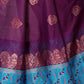 Rajwada Wine Georgette Motif Print Saree For Women
