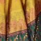 Rajwada Mustard Georgette Motif Print Saree For Women