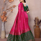 Rajwada Pink Georgette Motif Print Saree For Women