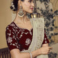 Rajwada Dusty Gold Georgette Embroidered Elegant Saree For Women