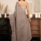 Rajwada White And Mauve Cotton Linen Zari Work Saree For Women