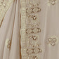 Rajwada Dusty Gold Georgette Embroidered Elegant Saree For Women