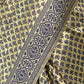 Dark Blue Banarasi Silk Solid Saree