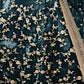 Rajwada Dark Green Velvet Embroidered Semi-Stitched lehenga For Women