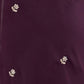 Rajwada Wine Georgette Embroidered Saree For Women