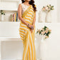 Rajwada Yellow Cotton Linen Zari Work Saree For Women