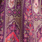 Rajwada Purple Banarasi Silk Embroidered Semi-Stitched Lehenga For Women