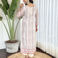 Rajwada Off White And Red Viscose Embroidered And Printed Stitched Kurta Set For Women