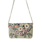 Rajwada Ivory Velvet Embellished Clutch For Women
