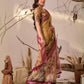 Rajwada Multicolor Linen Cotton Printed Saree For Women