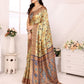 Rajwada Multicolor Georgette Embroidered Saree For Women