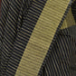 Black Silk Blend Striped Saree