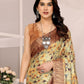 Rajwada Multicolor Georgette Embroidered Saree For Women