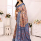 Rajwada Multicolor Georgette Printed Saree For Women