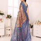 Rajwada Multicolor Georgette Printed Saree For Women