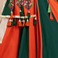 Rajwada Multicolor Cotton Blend Solid With Golden Border Semi-Stitched Lehenga For Women