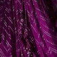 Rajwada Wine Georgette Embellished Semi-Stitched Lehenga For Women