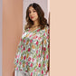 Rajwada White Linen Printed Stitched Co-Ord Set For Women