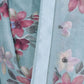 Rajwada Light Blue Satin Printed Saree With Unstitched Blouse For Women