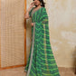 Rajwada Green Georgette Printed Saree For Women