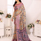 Rajwada Multicolor Georgette Printed Saree For Women