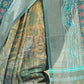 Rajwada Blue Cotton Linen Zari Work Saree For Women