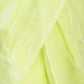 Yellow Organza Solid Saree
