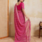 Rajwada Pink Georgette Printed Saree For Women