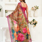 Rajwada Multicolour Cotton Linen Zari Work Saree For Women