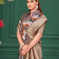 Rajwada Multicolour Silk Blend Woven Printed Saree For Women