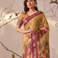 Rajwada Multicolor Linen Cotton Printed Saree For Women